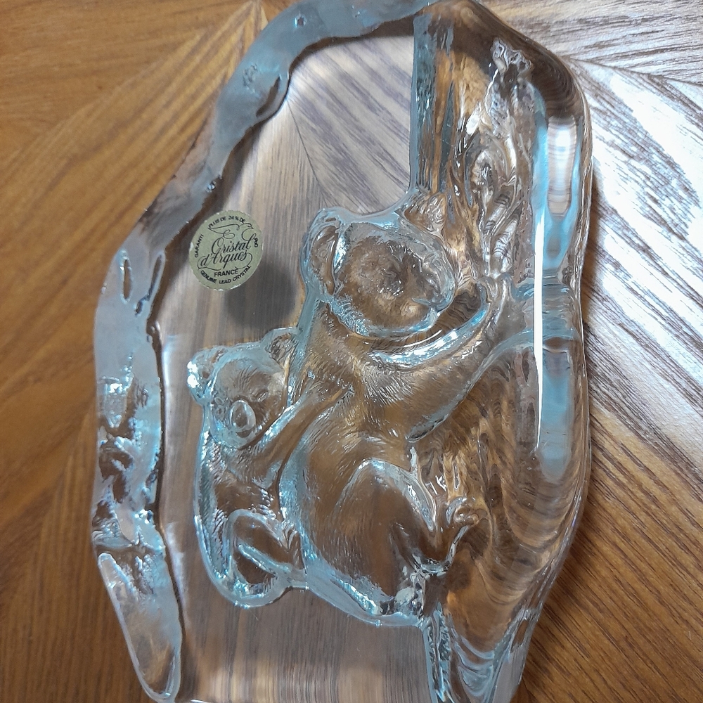 Kowala Bears Figurine Cristal d' Arques Size:OS